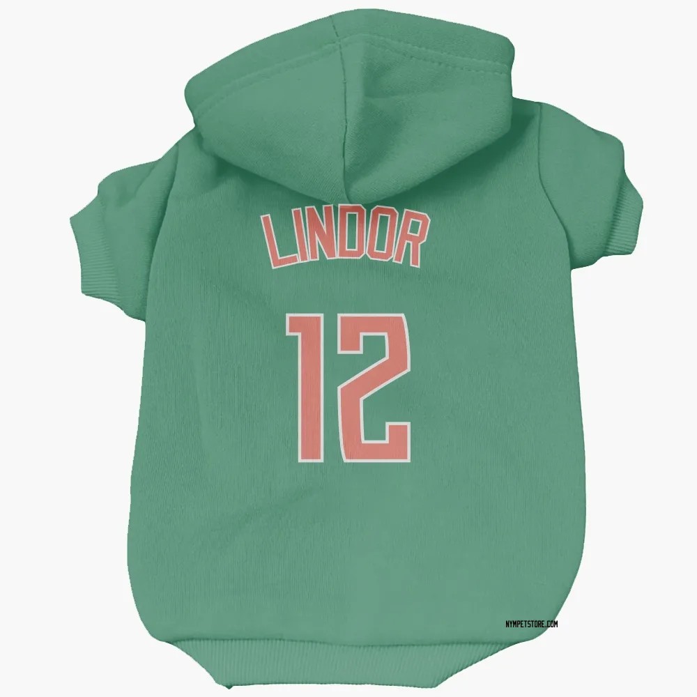 New York Mets Francisco Lindor Green Pet Hoodie for Dog & Cat
