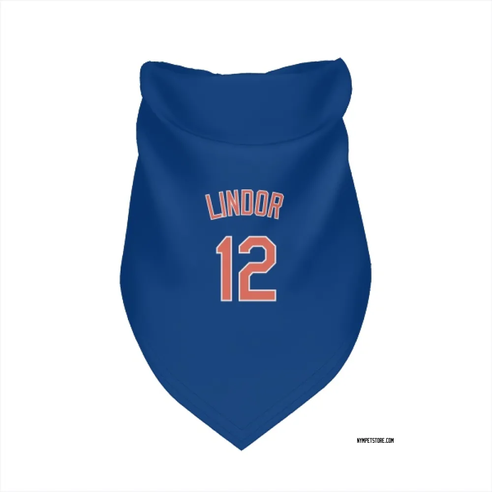 New York Mets Francisco Lindor Royal Pet Bandana for Dog & Cat