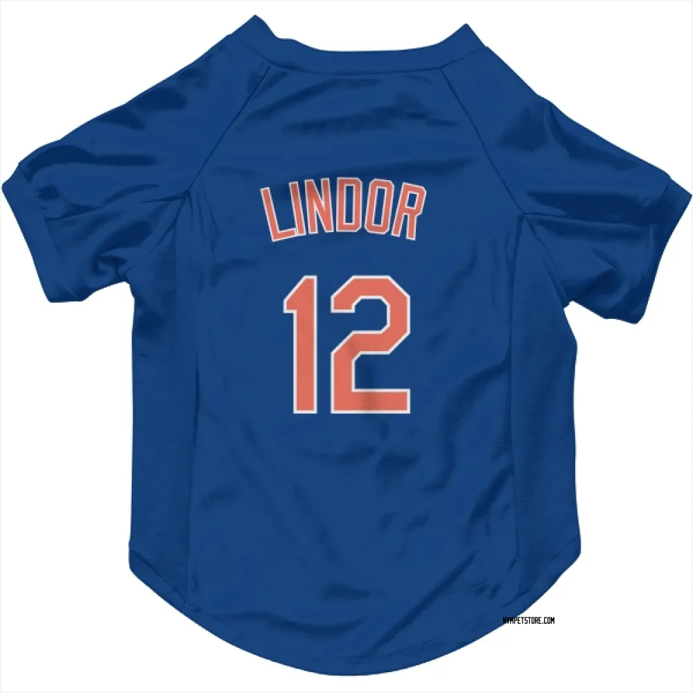 New York Mets Francisco Lindor Royal Pet Jersey for Dog & Cat